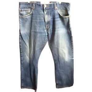 Mens Levi's 517 Jeans 38x32 Bootcut Raw Dark Denim Jeans Men's Size 38x32
